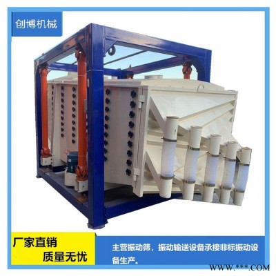 創(chuàng)博機械1535搖擺篩硅石長方形搖擺篩廠家定制雙投料行業(yè)設備搖擺篩方形搖擺篩廠家批發(fā)價格好工藝精良