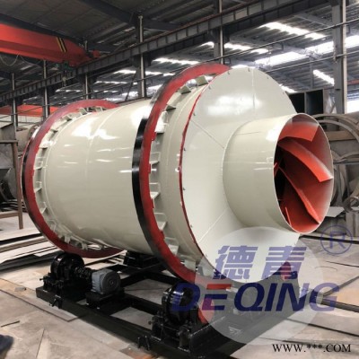 臥式電加熱滾筒烘干機 工業污泥干燥機 礦粉滾筒烘干機 硅石粉干燥機三回程河沙烘干成套設備