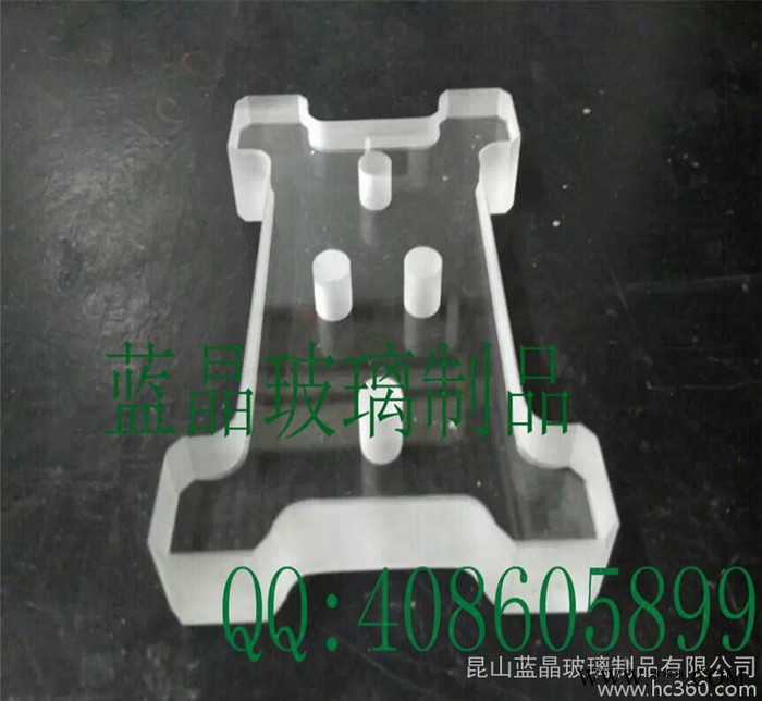 鋼化玻璃深加工定制高硼硅石英圓加工異形彎剛臺階磨邊45度打孔