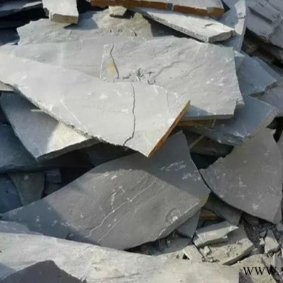 美晨石材 青石板石片 亂型碎拼 石材頁巖 青石板亂石 江西青石板廠家