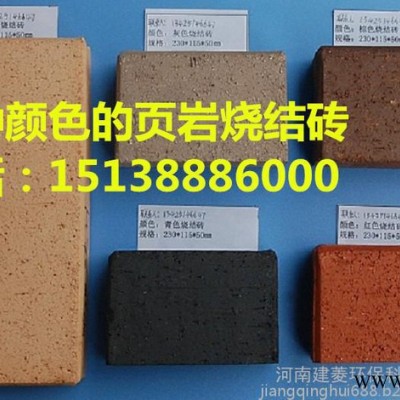 供應河南建菱200*100*40防滑耐磨防凍頁巖燒結(jié)磚廣場磚