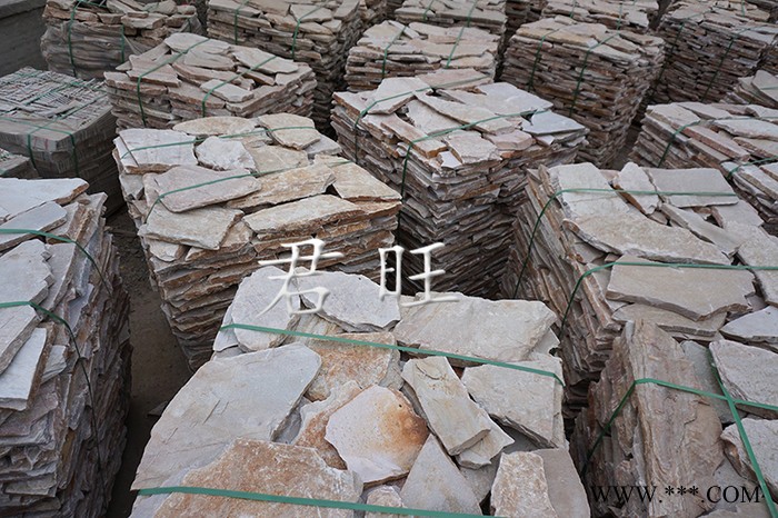 簡約現(xiàn)代頁巖亂板碎拼亂形板亂石板民房庭院碎拼石文化磚
