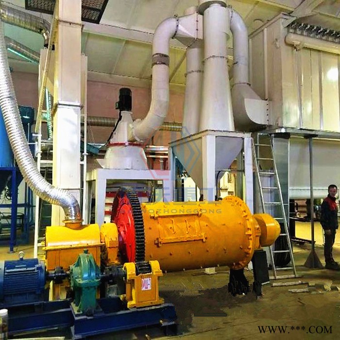 佰沃重工礦粉石粉超細微粉磨 高嶺土800目超細環(huán)輥磨廠家 立式超細雷蒙磨粉機