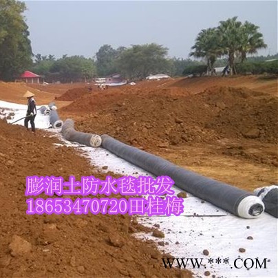 膨潤土防水毯廠家人工湖防水隔離墊層膨潤土防水毯生產廠家定制熱賣