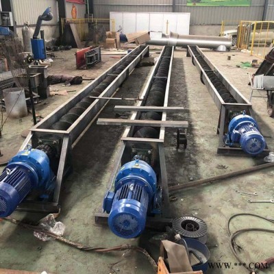 廠家粉塊狀物料LS絞龍螺旋輸送機 膨潤土U型蛟龍螺旋輸送機