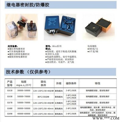 恒爾朗G618 無鹵、無紅磷、無硫，自動(dòng)化繼電器膠