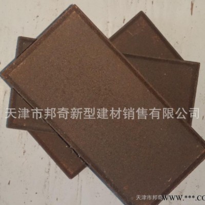 直銷園林燒結磚 透水磚 頁巖磚 景觀磚 深棕色