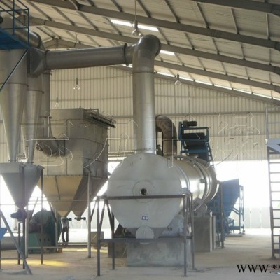 HZG型高嶺土直接加熱式回轉(zhuǎn)滾筒干燥機(jī)，志方干燥設(shè)備