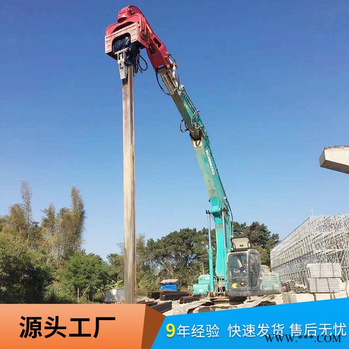 打樁用膨潤土_旋挖鉆打樁_北奕機械_【8m樁3分鐘一根】鋼板打樁機