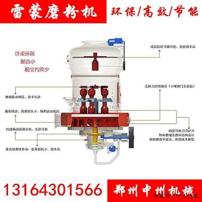 中州 大型磷礦石雷蒙磨粉機 大型雷蒙磨 5r138型大型磨粉機 **