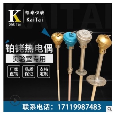 S型B型R型鉑銠熱電偶/耐高溫WRP-130型/0-1800度剛玉管熱電偶