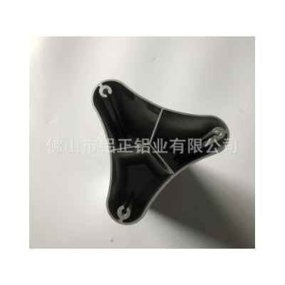 6063工業(yè)異型材 路燈外殼三角形機(jī)電外殼鋁型材 多色氧化加工