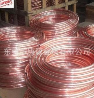 供應T2紫銅管 空調銅管 紫銅盤管 毛細銅管精密切割擴口折彎打孔