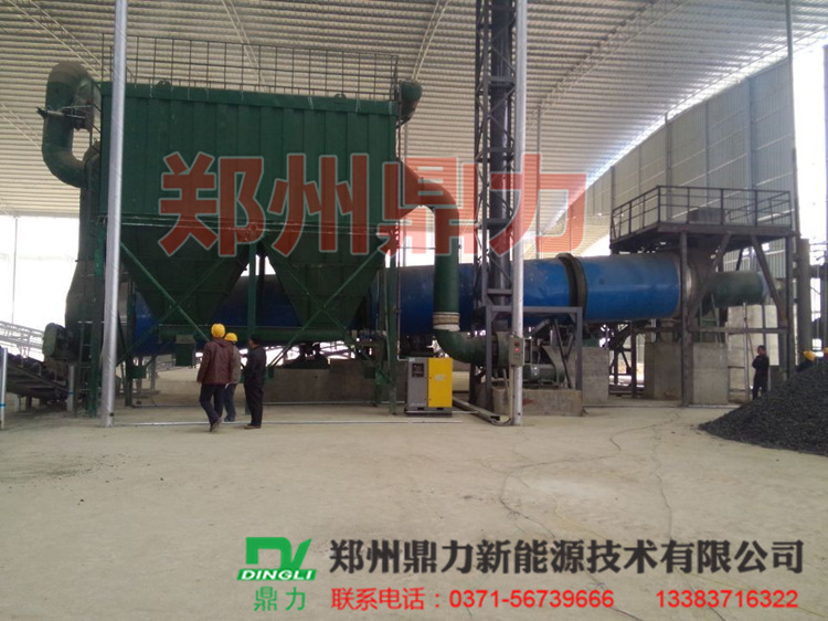 廣西百色膨潤土烘干機安裝現場