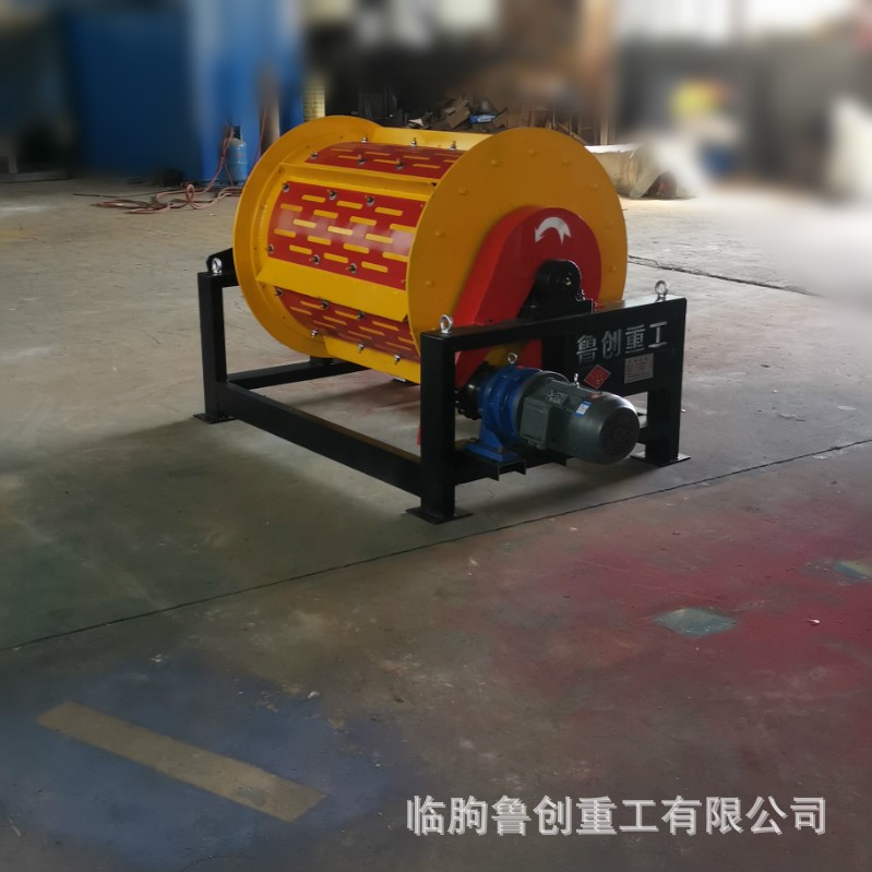 上吸式滾筒除鐵器 生產上吸式磁滾筒 廠家推薦魯創滾筒除鐵器設備