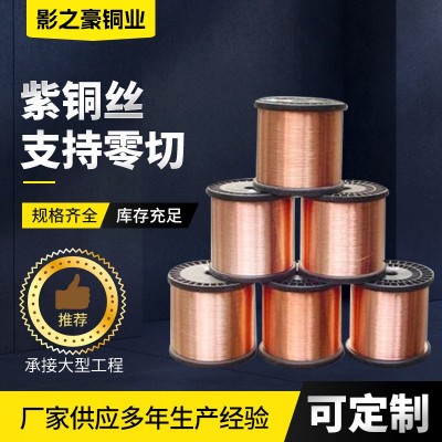 T2紫銅銅絲廠家現貨銅箔純銅無氧紫銅絲導電退火軟態紫銅 線紫銅絲