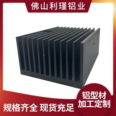 開模定制生產散熱器鋁型材CNC氧化加工梳子型散熱器鋁合金擠壓廠