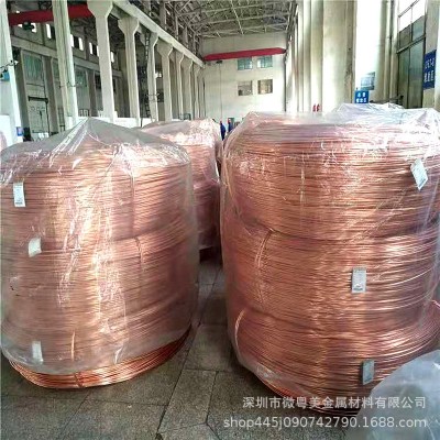 廠家直銷T2紫銅裸銅線 手工diy制作軟銅絲 紫銅扁線 方線 紅銅線