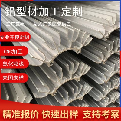 鋁型材超薄散熱器 大功率薄壁散熱條 燈飾散熱條LED機械散熱器