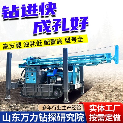 萬力氣動頂驅水井鉆機地質勘探巖心鉆孔取芯鉆機深水井沖擊鉆機