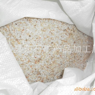 批發供應 半石英砂20-40目 噴砂石英砂10-20目